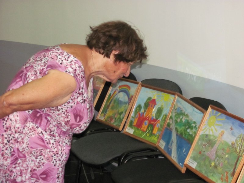 Фото к Открытие выставки «Зеленая планета глазами детей»